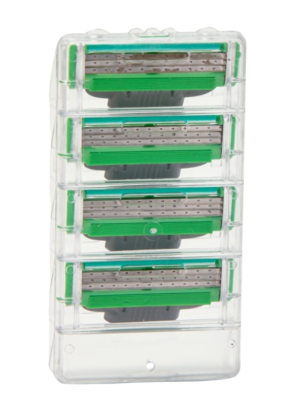 Сменные кассеты Gillette Mach3 зеленые, 8 шт Сменные кассеты Gillette Mach3 зеленые, 8 шт