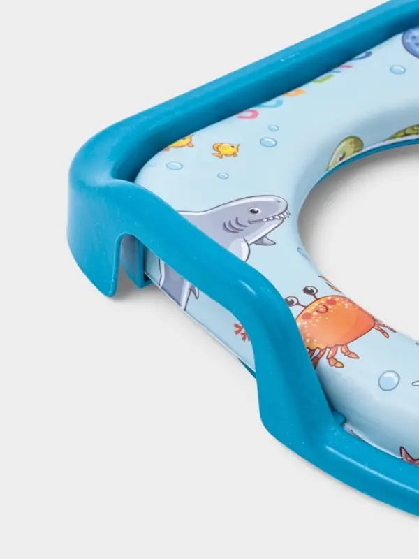 Сиденье для унитаза детское с ручками Сиденье для унитаза детское с ручками "Морская жизнь"