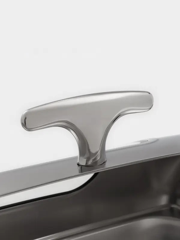 Мармит Hanna Kn&ouml;vell, 64&times;46&times;44 см, откидывающаяся крышка, с окном, нержавеющая сталь, серебристый