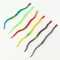 Резиновая игрушка «Змея. Ужик», 18 см, цвета МИКС