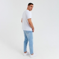 Футболка мужская MINAKU REGULAR FIT: цвет белый, р-р 48