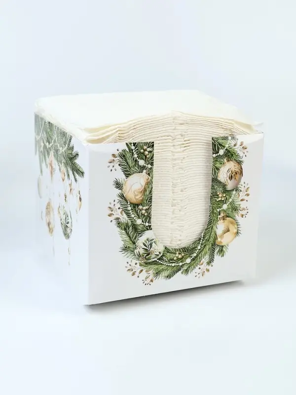 Салфетки в коробке интерьерные «Новый Год. Лошадь» 75 листов