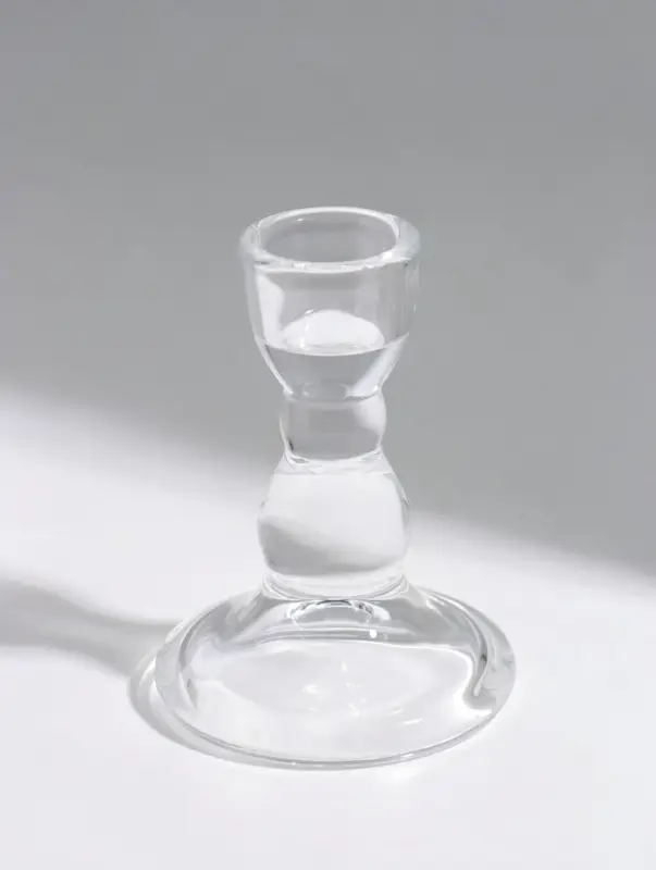 Подсвечник стеклянный &laquo;Фрэнк&raquo;, 6.5&times;6.5&times;9 см, d=2.2 см
