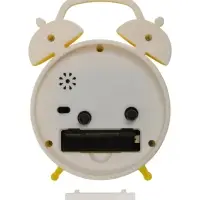 Часы - будильник настольные &laquo;Смайл&raquo;, дискретный ход, 9&times;12 см, 1хАА, жёлтые