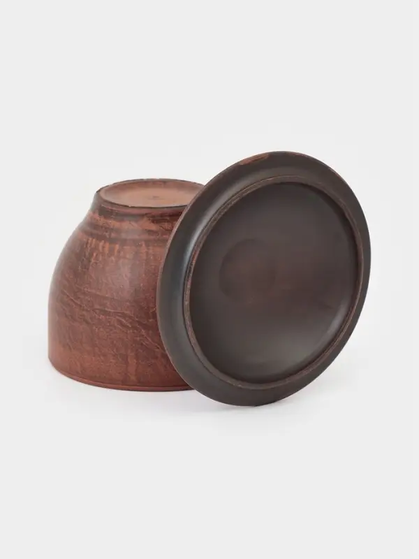 Горшочки для запекания, набор 2 шт., 600 мл, 12&times;13 см, красная глина