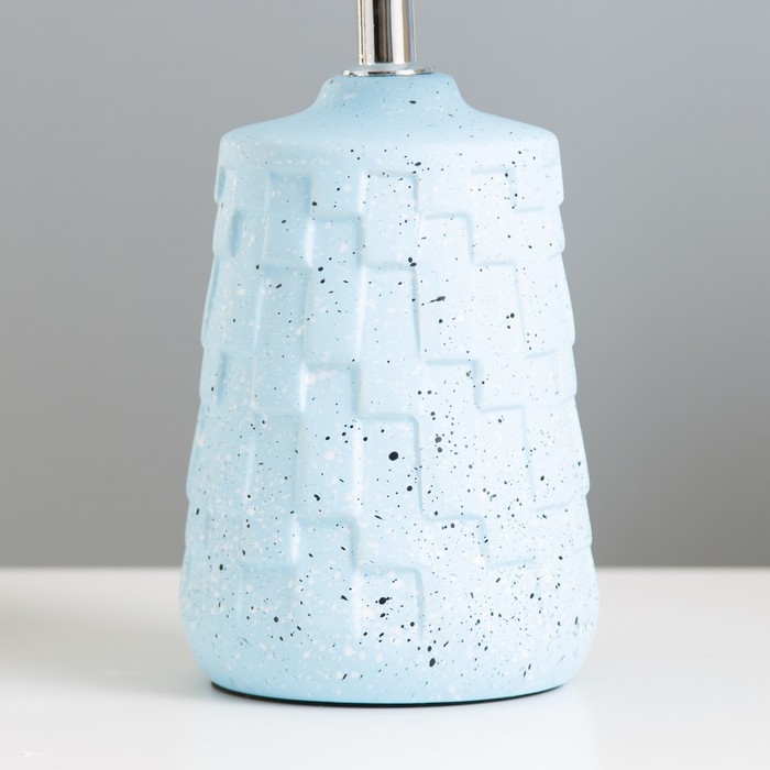 Настольная лампа Настольная лампа "Асфея" Е14 40Вт голубой 20х20х33 см RISALUX