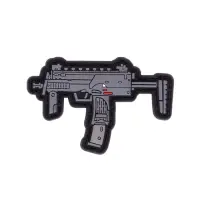 Шеврон на одежду &laquo;Автомат MP7&raquo;, на липучке, 8&times;5 см, разноцветный