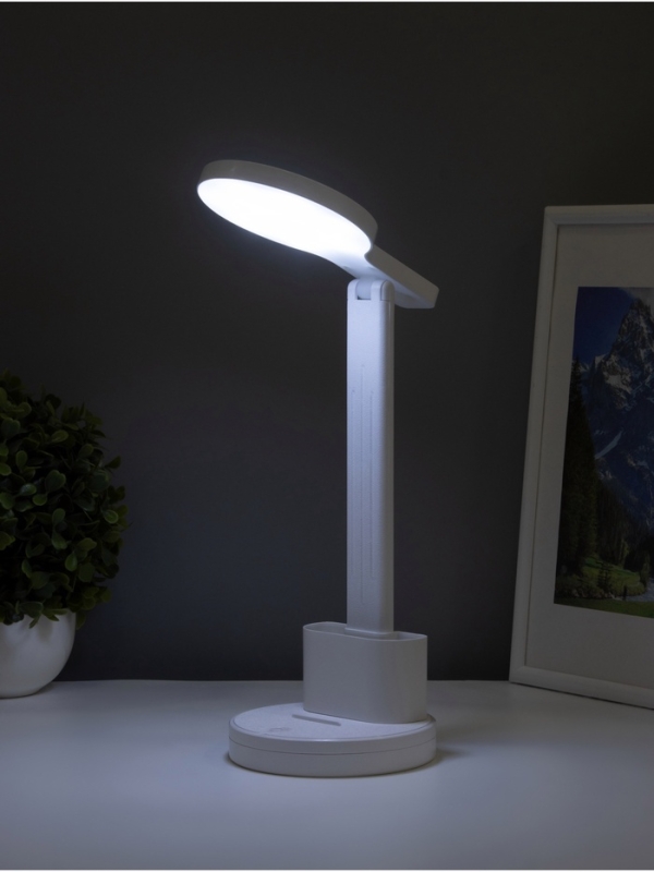 Светильник настольный «Ник» АКБ 800Ма USB Type-C 5Вт LED 3000-6000К сенсор 7х14х45см Светильник настольный «Ник» АКБ 800Ма USB Type-C 5Вт LED 3000-6000К сенсор 7х14х45см