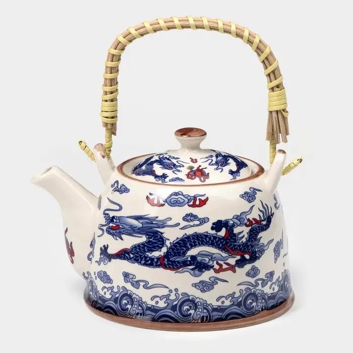 Чайник заварочный &laquo;Синий дракон&raquo;, 900 мл, с металлическим ситом