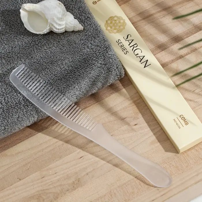 Расческа Sargan, пластмассовая, картонная коробка, 18см Расческа Sargan, пластмассовая, картонная коробка, 18см