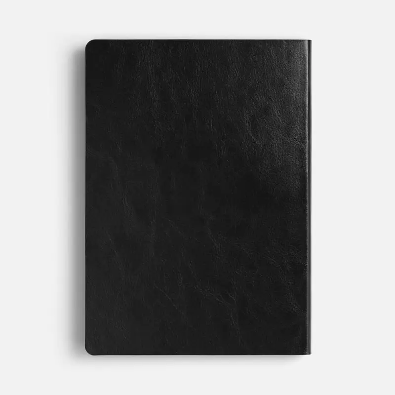 Ежедневник Doppio, недатированный, черный с красным Ежедневник Doppio, недатированный, черный с красным