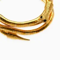 Колье-трансформер &laquo;Змея&raquo;, цвет чернёное золото, 90 см