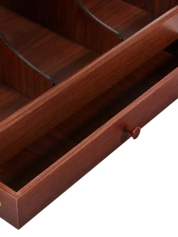 Органайзер для бумаги, 3 секции, 32&times;27&times;31 см, с ящиком