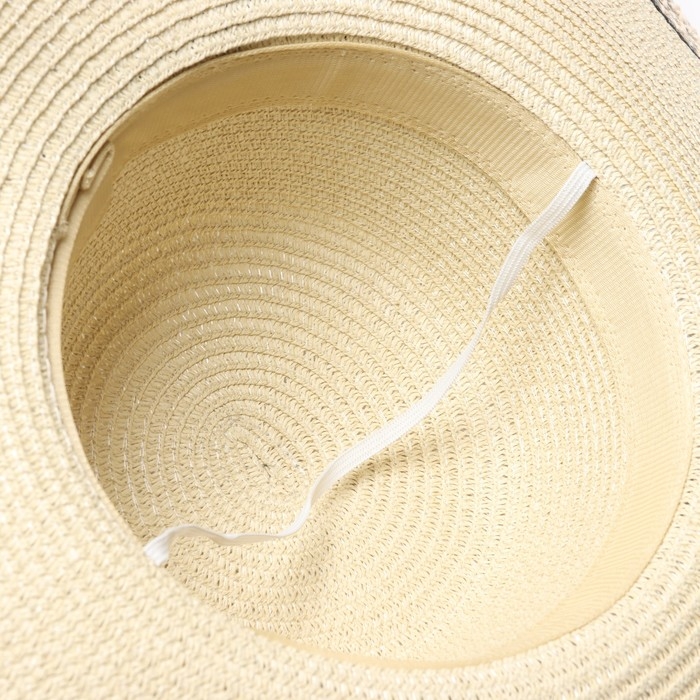 Шляпа женская MINAKU, цв. бежевый, р-р 58 Шляпа женская MINAKU, цв. бежевый, р-р 58