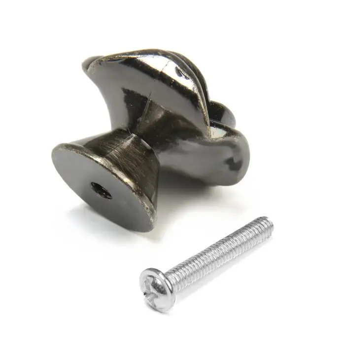 Ручка-кнопка CAPPIO Rose 01, цвет бронза