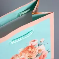 Пакет подарочный "Подарок для души" ламинированый 11,5 х 14,5 х 6,5 см