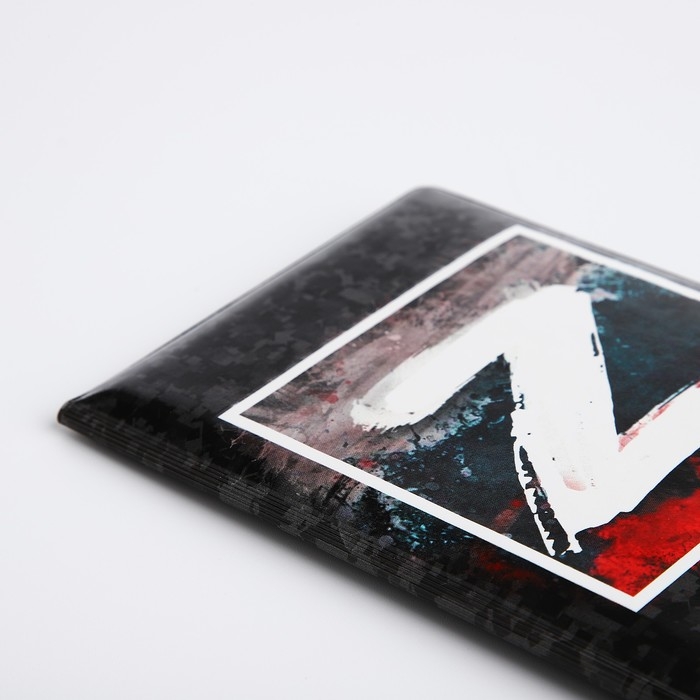 Обложка для паспорта, цвет серый/триколор Обложка для паспорта, цвет серый/триколор