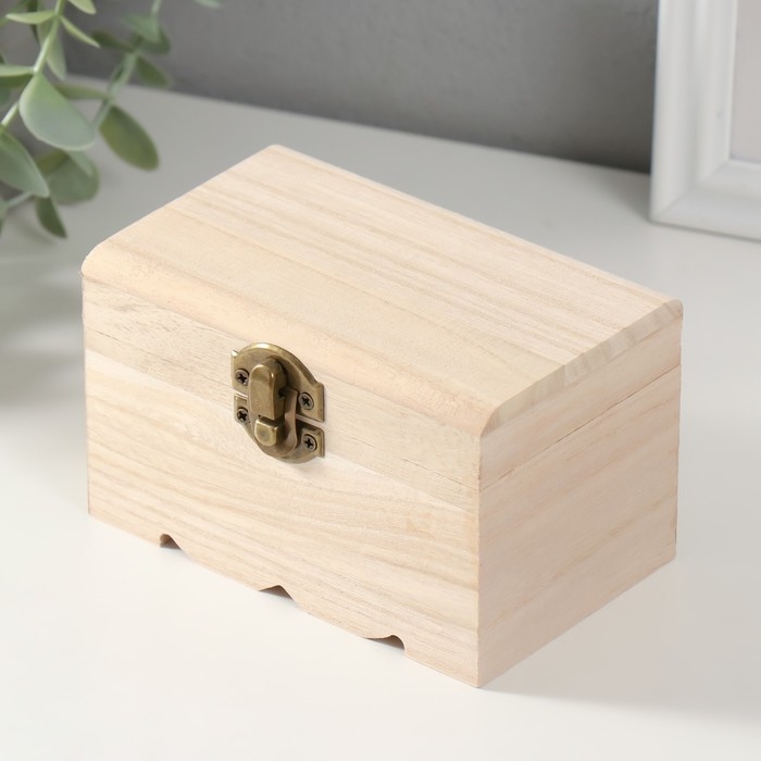 Шкатулка дерево под роспись 7,5х7,5х12 см Шкатулка дерево под роспись 7,5х7,5х12 см