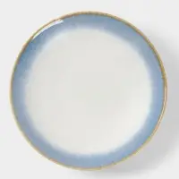 Салатник Magistro &laquo;Пэвэти&raquo;, 0.38 л, d=16.5 см, фарфор, белый, голубой