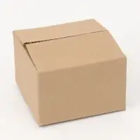 Коробка складная, бурая, для упаковки, хранения и переезда, 16&times;16&times;10.5 см