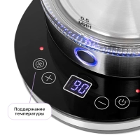 Чайник электрический стеклянный КТ-6765 - 2.2 л Чайник электрический стеклянный КТ-6765 - 2.2 л