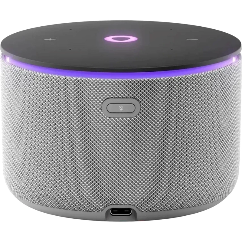 Умная колонка Яндекс Станция Мини 3 Про, Zigbee, серый (YNDX-00059GRY)