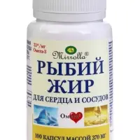 Рыбий жир Mirrolla для сердца и сосудов, 100 капсул