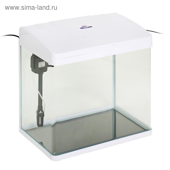 Аквариум SeaStar LS-500F в комплекте: LED-лампа двухцветная, фильтр, 56 л, белый Аквариум SeaStar LS-500F в комплекте: LED-лампа двухцветная, фильтр, 56 л, белый