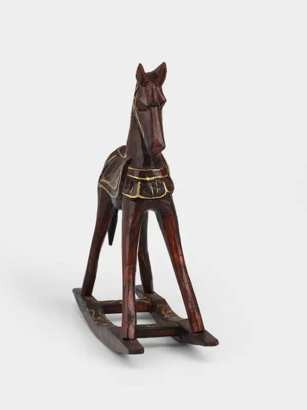 Сувенир интерьерный &laquo;Лошадка-качалка&raquo;, 29&times;9&times;31 см, дерево, коричневый