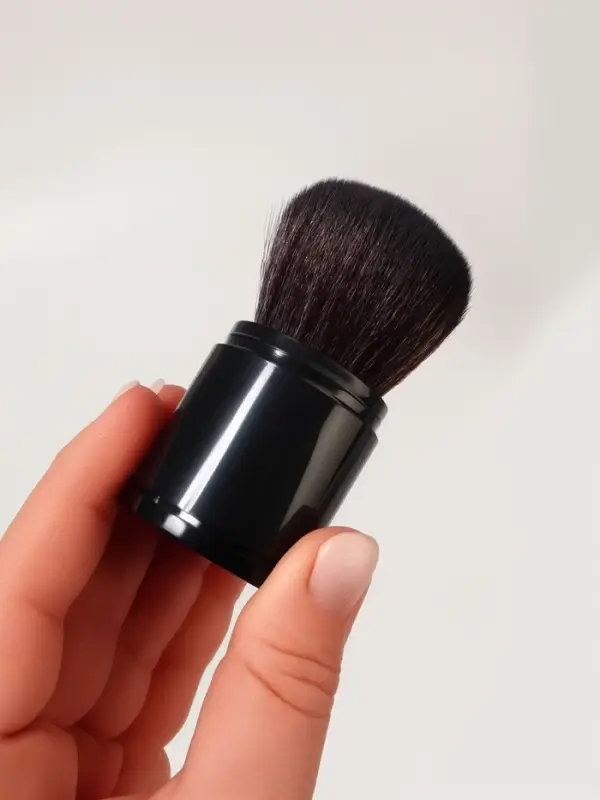 Кисть для макияжа &laquo;МИНИ&raquo;, складная, 8.5 см, чёрная