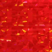 Пленка голографическая, «Калейдоскоп», красная, 70 см × 1 м