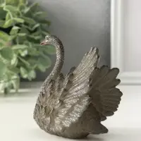 Фигурка для чайной церемонии "Белая лебедь" меняет цвет 11х10х8 см Фигурка для чайной церемонии "Белая лебедь" меняет цвет 11х10х8 см