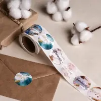 Наклейки для цветов и подарков &laquo;Мечтай, твори, сияй&raquo;, 4.4&times;4.4 см, 252 шт.