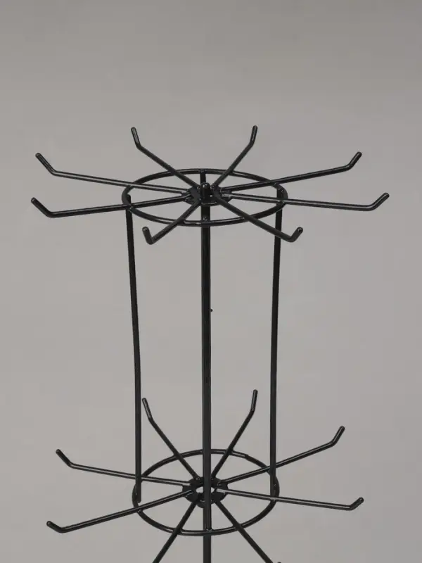 Вертушка, 2 яруса по 8 крючков, 20&times;20&times;40, чёрная
