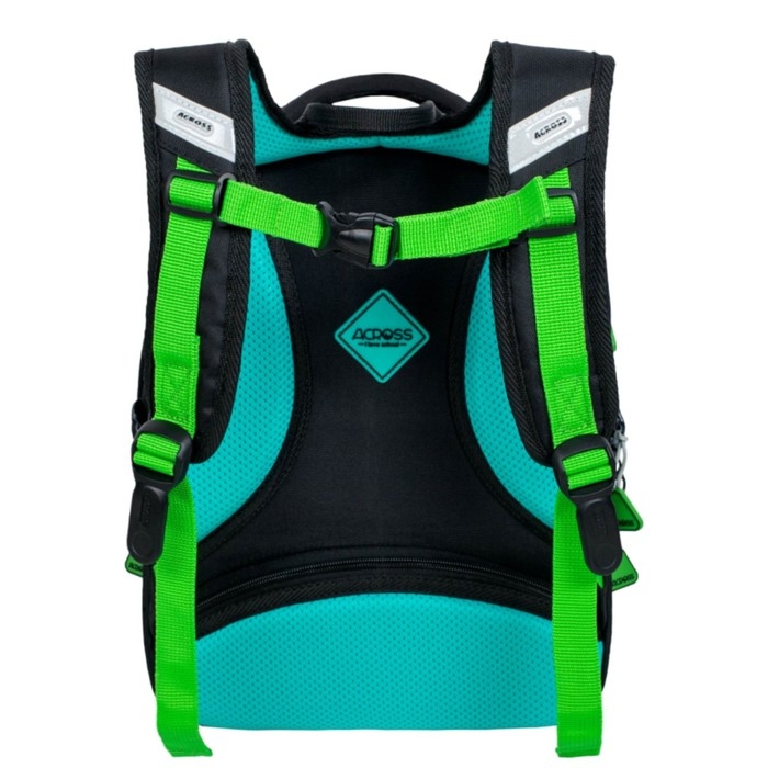 Рюкзак школьный 37 х 28 х 12 см, эргономичная спинка, Across 194 Рюкзак школьный 37 х 28 х 12 см, эргономичная спинка, Across 194