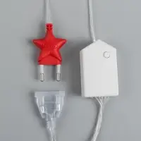 Гирлянда &laquo;Бахрома&raquo; 2.4&times;0.7 м с насадками &laquo;Шарики&raquo;, IP20, прозрачная нить, 108 LED, свечение мульти, 8 режимов, 220 В