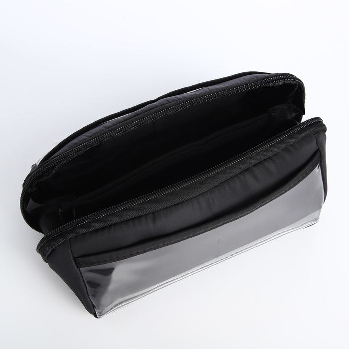 Косметичка на молнии, цвет чёрный Косметичка на молнии, цвет чёрный