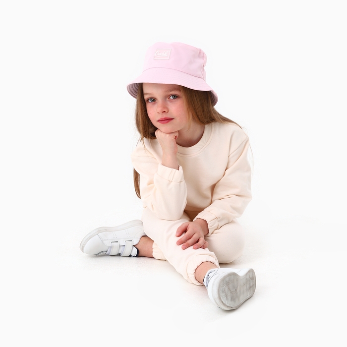 Панама детская для девочки, цвет розовый, р-р 48-50 Панама детская для девочки, цвет розовый, р-р 48-50