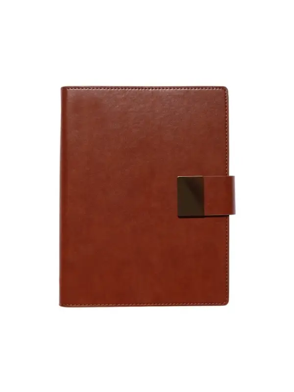 Органайзер на кольцах, А5, с хлястиком, 80л, линия, к/зам, Коричневый Органайзер на кольцах, А5, с хлястиком, 80л, линия, к/зам, Коричневый