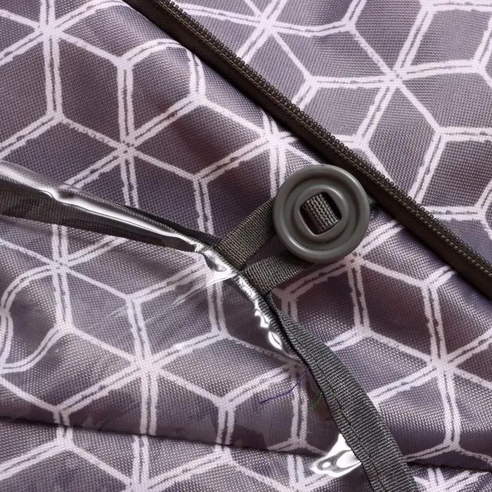 Санки-коляска «Наши детки 3-1К», принт: с ромбиками серый Санки-коляска «Наши детки 3-1К», принт: с ромбиками серый