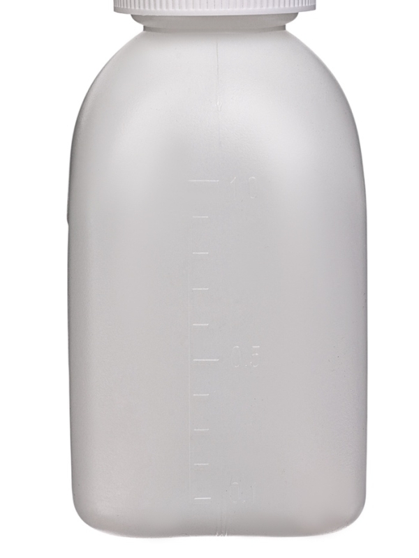 Бутыль 1 л для выпойки телят, с ручкой