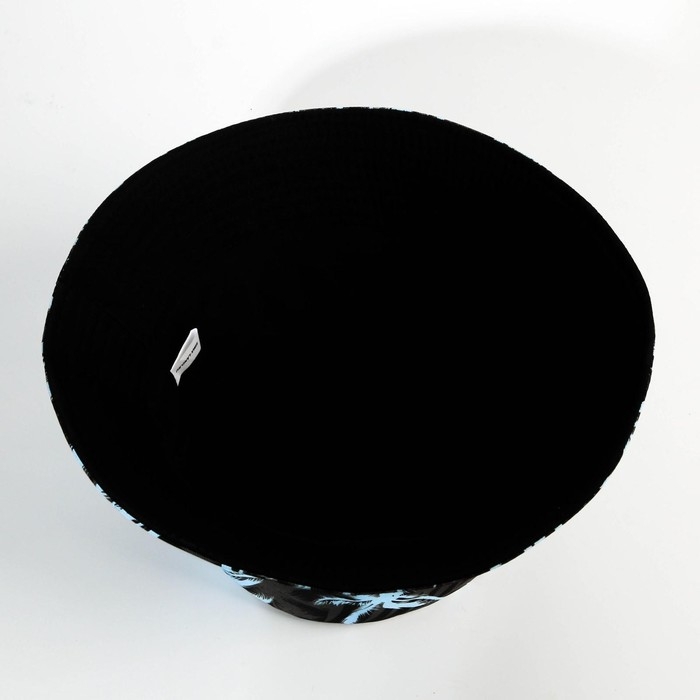 Панама «Пальмы», цвет чёрный