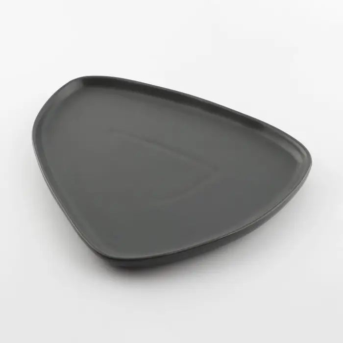 Тарелка керамическая «Тёмно-серая», 28×22 см Тарелка керамическая «Тёмно-серая», 28×22 см