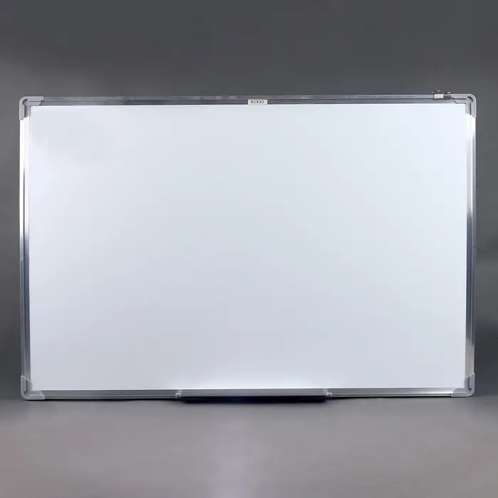 Доска магнитно-маркерная Calligrata, 60&times;90 см, в алюминиевой рамке, с полочкой, с подвесами
