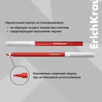 Фломастеры 18 цветов ErichKrause Basic, на водной основе, яркие цвета, вентилируемый колпачок