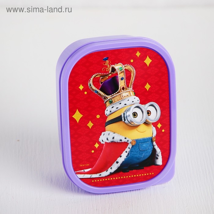 Ланч-бокс прямоугольный 0,5 л  Ланч-бокс прямоугольный 0,5 л "Minions"  Гадкий Я