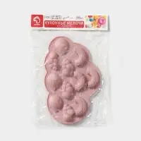 Форма для шоколада Доляна &laquo;Погода&raquo;, силикон, 22.5&times;14.5&times;1.5 см, 11 ячеек, МИКС