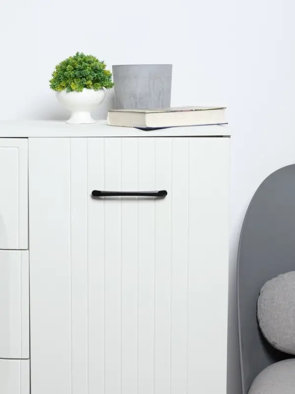 Ручка-скоба CAPPIO LIBERTY RSC019, м/о 128 мм, цвет черный