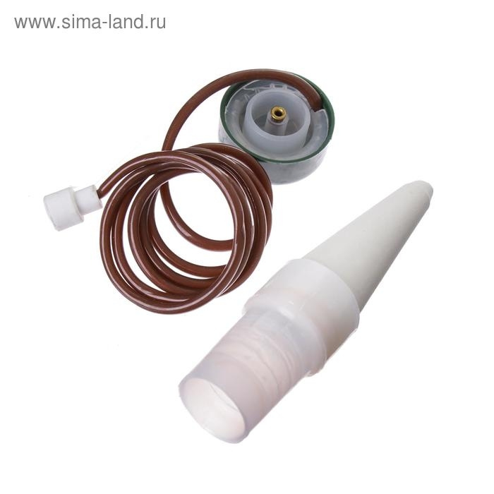 Комплект для капельного полива, для домашних растений, набор 2 шт., шланг 1 м Комплект для капельного полива, для домашних растений, набор 2 шт., шланг 1 м