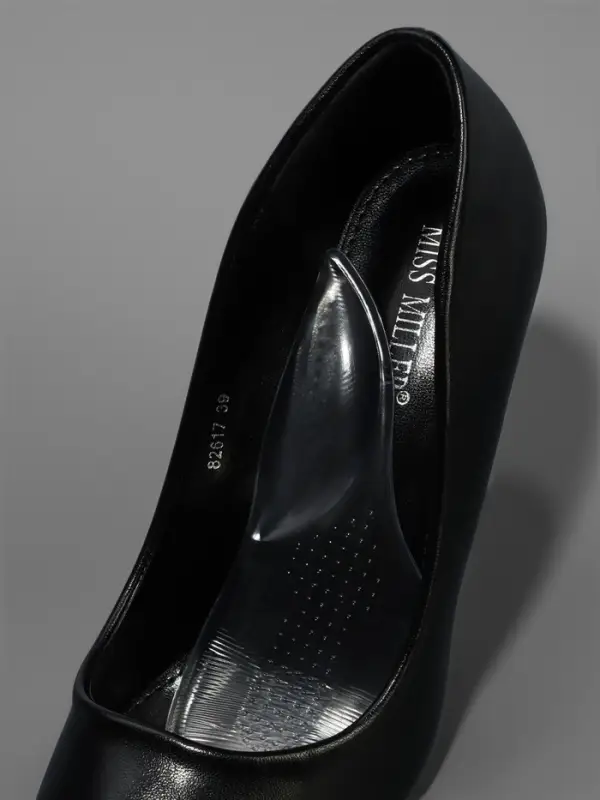 Подпяточники для обуви, с супинатором, на клеевой основе, силиконовые, 15.5&times;5.5 см, пара, прозрачные